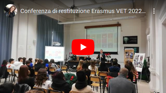 Link al video Conferenza di restituzione Erasmus VET 2022 su Youtube